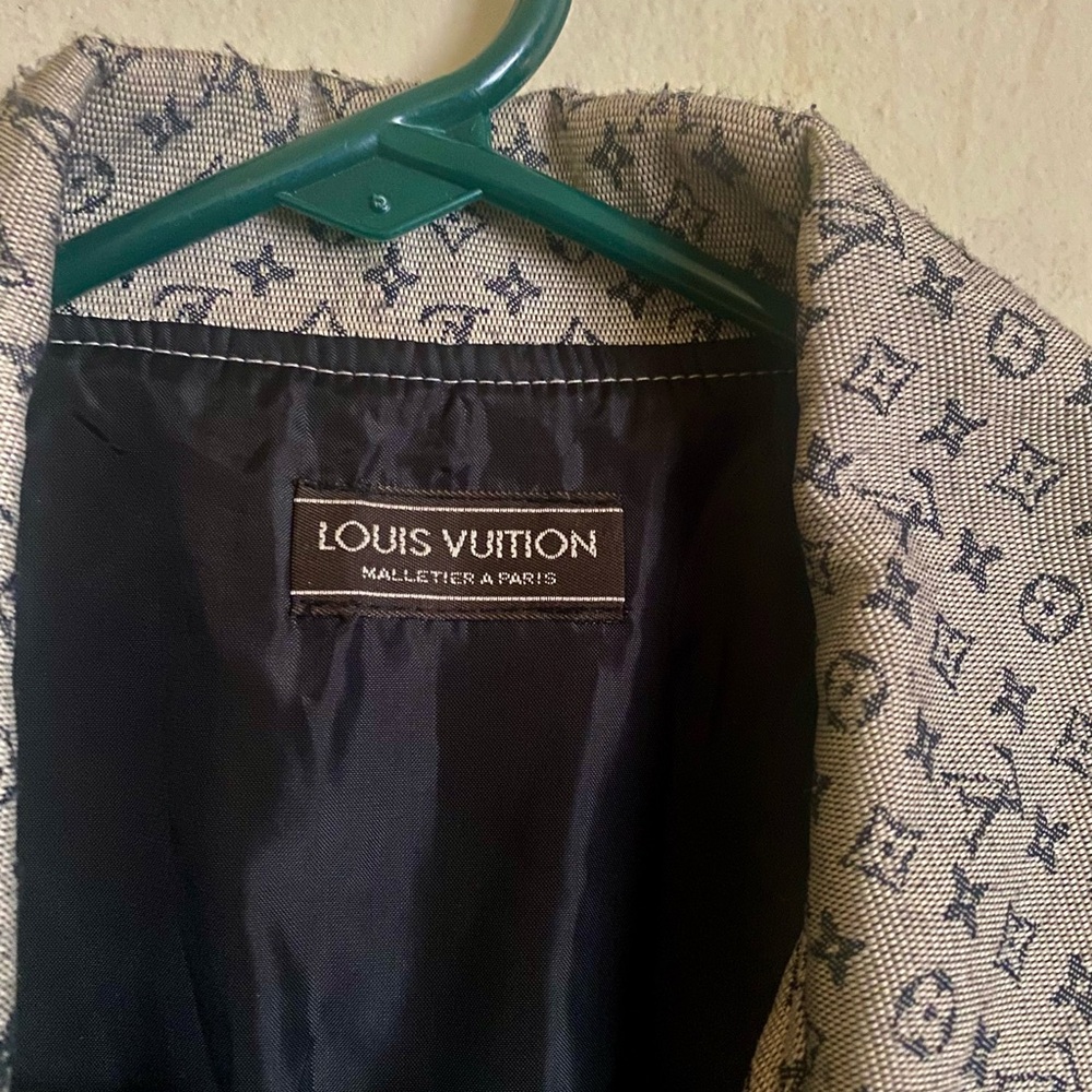 Louis Vuitton Monogram vintage Jacket in Black and Cream - Picture 10 of 13